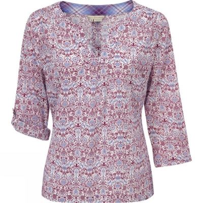 Pullover Royal Robbins Oasis Printed Mujer Rosas - Chile EWP012738